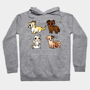 cutie dogs group Hoodie